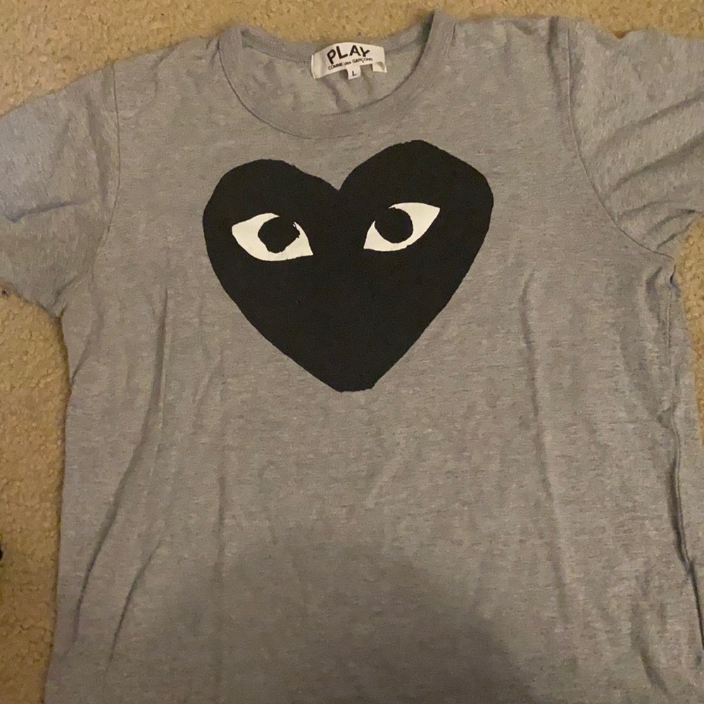 Comme fed garçon gray shirt